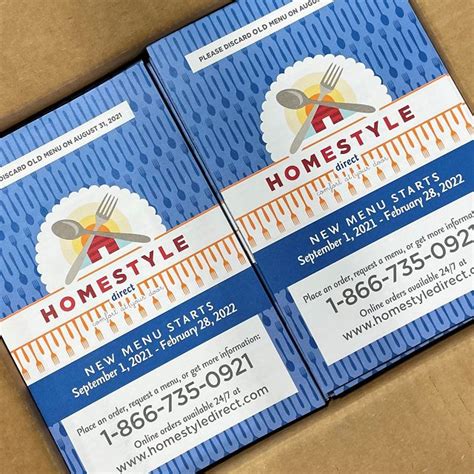 Homestyle direct - Homestyle Direct. View the Menu of Homestyle Direct. Share it with friends or find your next meal. Homestyle Direct is a home delivery meal provider for both Medicaid and...